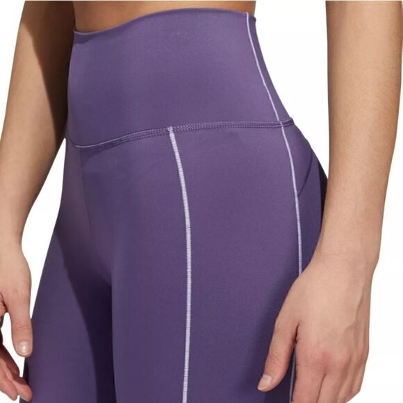 Adidas Believe This Tight 2.0 Women's Leggings Size Small S Tech Purple White - Picture 5 of 8